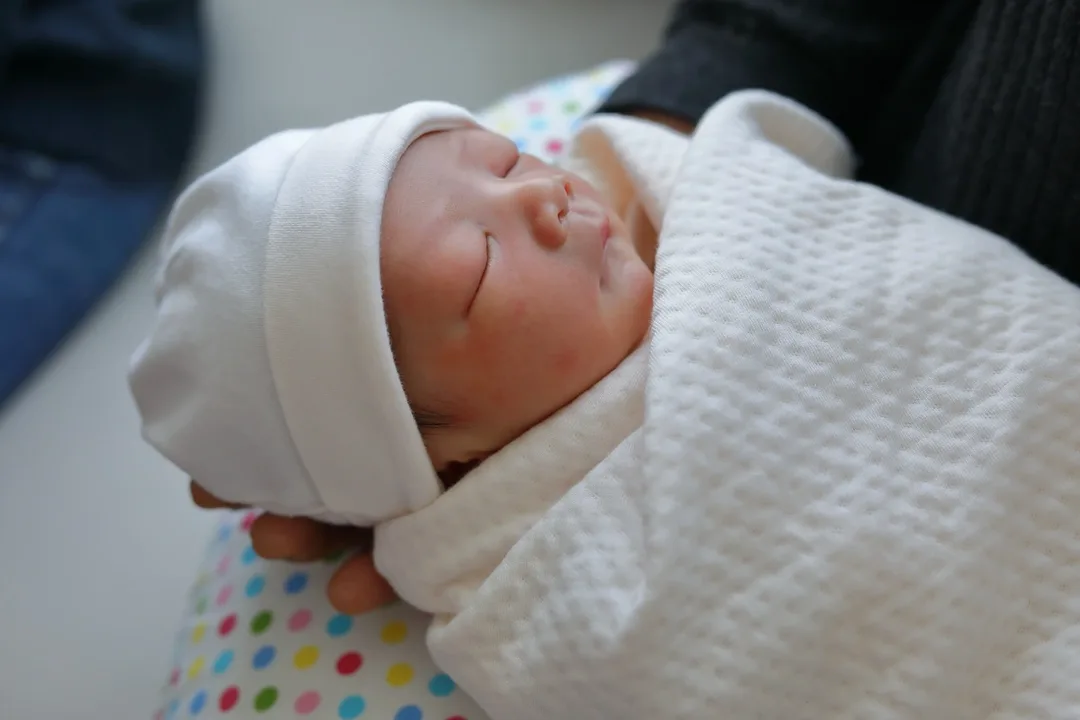 Swaddled and sleeping finally